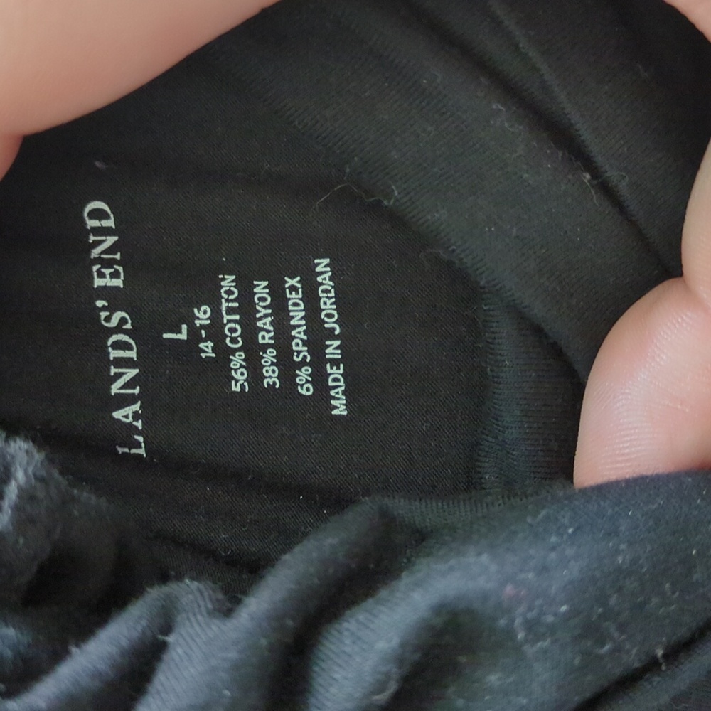 Lands end black turtleneck - Picture 2 of 3